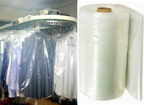 Rolo Manga Pl�stica 600x0.25 BDS Kg Lavandaria 